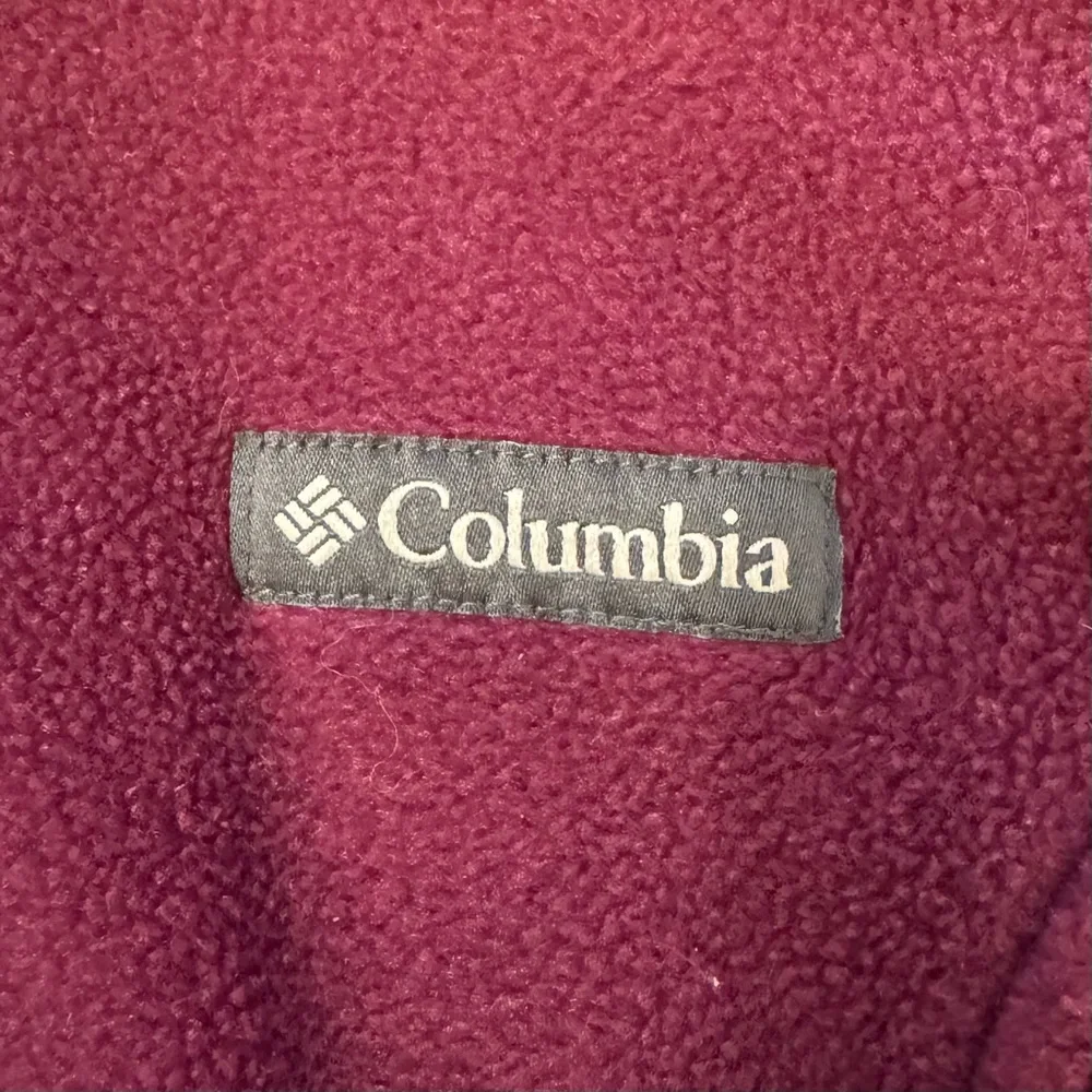 Columbia Women’s Fleece Jacket Cranberry Full Zip Long‎ Sleeve Pullover Medium